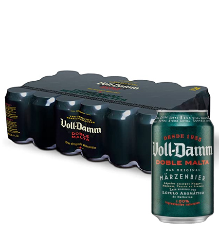 CERVEZA VOLL-DAMM LATA 33 CL 7,2º. PACK 24 UDS