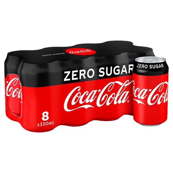 Coca-cola zero lata 33cl - pack 24