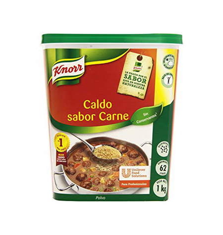 Caldo Sabor Carne en Polvo Knorr 1kg - Distribuidor en Salamanca