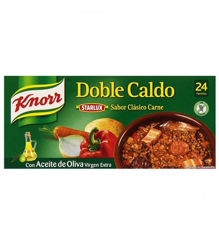 Caldo carne Knorr 240 gr x 24 pastillas