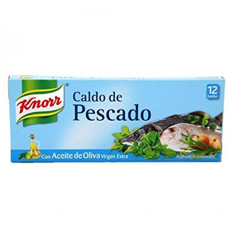 Caldo pescado Knorr 120 gr 12 pastillas