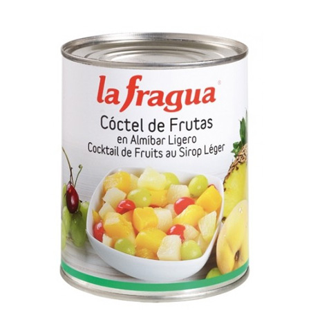 Cóctel 5 Frutas en Almíbar Ligero I Lata 1 kg