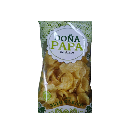 PATATA CHIPS CAJA 2 BOLSAS X 500 GR 3,60 € 3,6 2,95 CAMBIAR POR PATATA FRITA ARTESANA BOLSA 500 GR