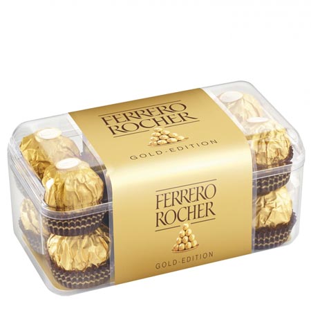 FERRERO ROCHER bombones 16 unidades estuche 200 g