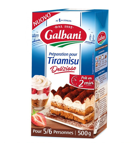 Preparado para tarta Tiramisu Galbani - 1Litro