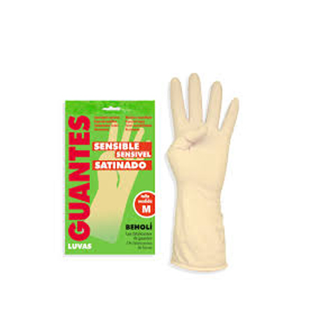 Guantes Goma Satinados