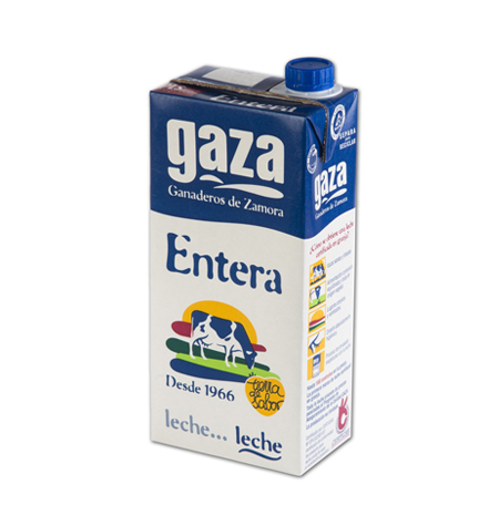 Leche Gaza Brik 1Litro - Distribuidor en Salamanca