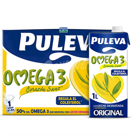 Puleva Omega 3 Brik 1 Litro caja 6 uds