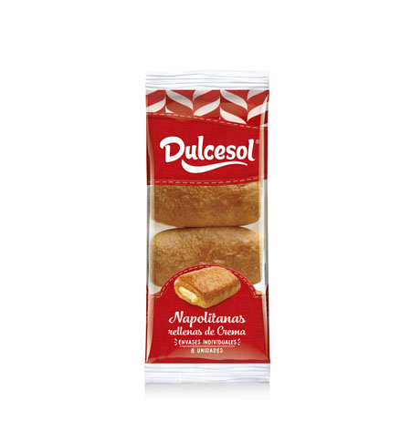 Napolitana Crema Dulcesol Caja 2 Kg - Distribuidor en Salamanca