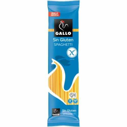 Pasta sin Gluten Gallo espaguetis 500gr