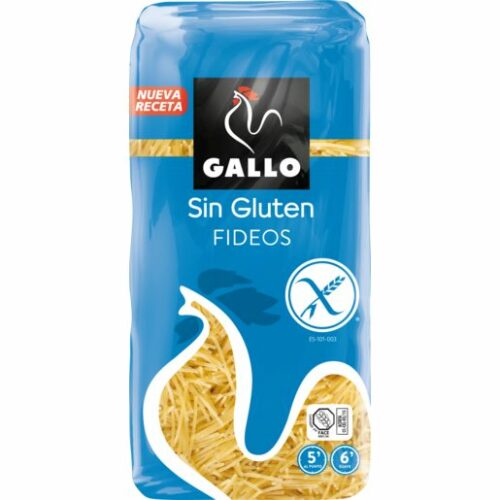 Pasta sin Gluten Gallo fideos 500gr