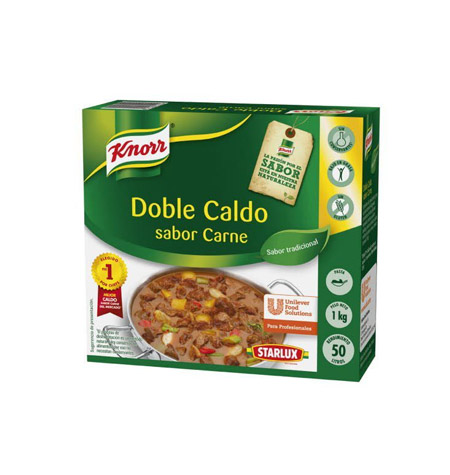 Pastilla Caldo Doble Carne Knorr 1kg - Distribuidor en Salamanca