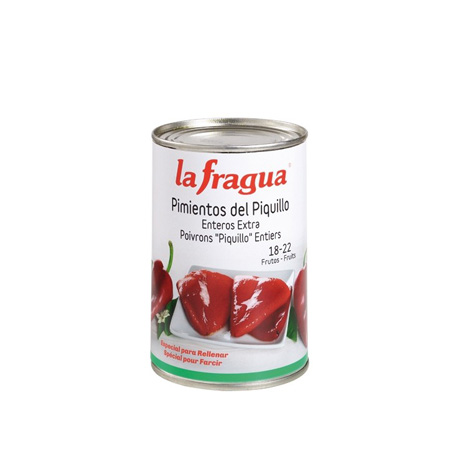 Pimiento Piquillo Entero La Fragua Lata 18-22 - Distribuidor en Salamanca