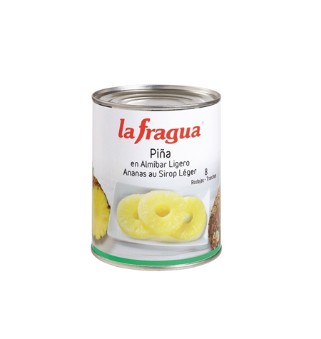 Piña en Almíbar Rodajas 8 La fragua - Distribuidor en Salamanca