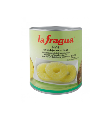 Piña en su Jugo Rodajas 50-60 La fragua - Distribuidor en Salamanca