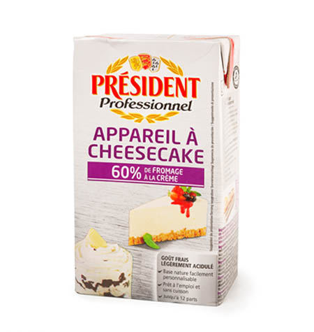 Preparado para Cheescake Tarta de Queso PRESIDENT- 1Litro