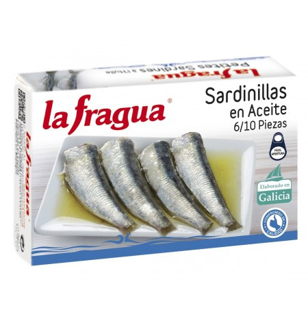 Sardinillas 6-8 en Aceite de Girasol La Fragua