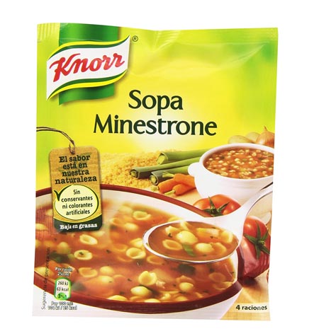 Sopa Minestrone Knorr 70 gr