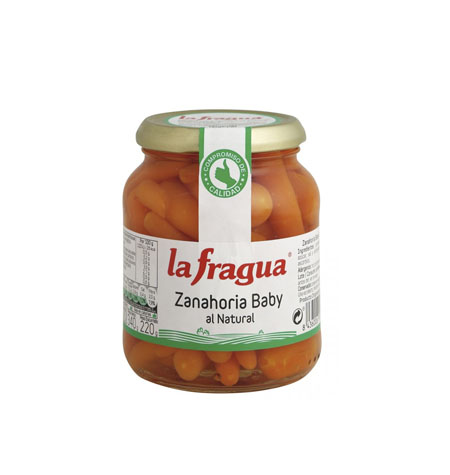 Zanahoria Baby al Natural La fragua - Distribuidor en Salamanca