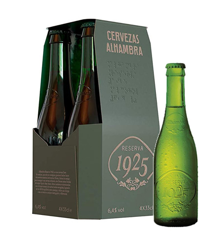 Cerveza Alhambra Reserva pack 4 botellines