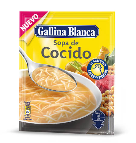 Sopa de Cocido con fideos Gallina Blanca 70 g